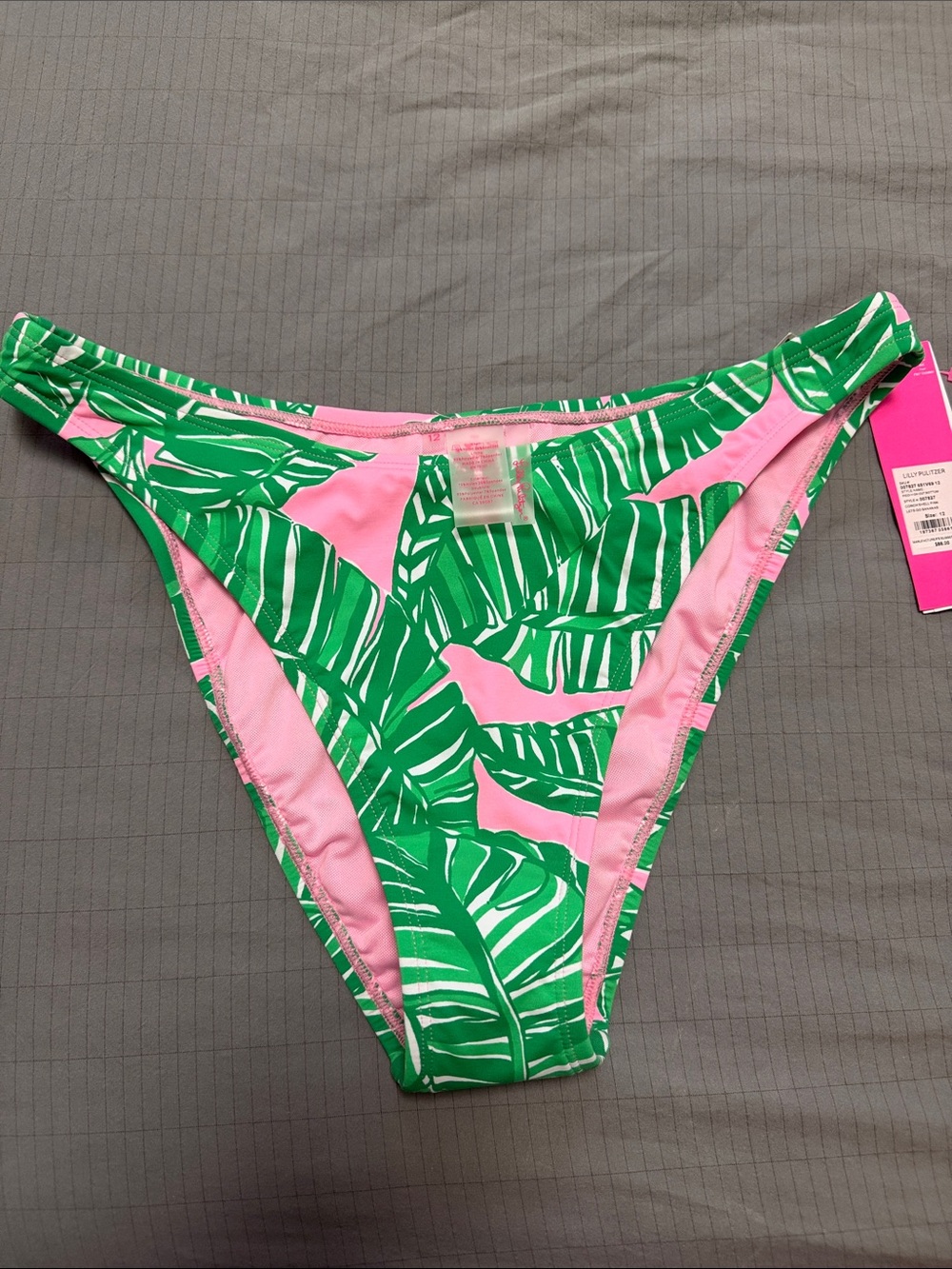 Lilly Pulitzer Women’s Pico high cut Swim bottoms size 12 NWT let’s go bananas